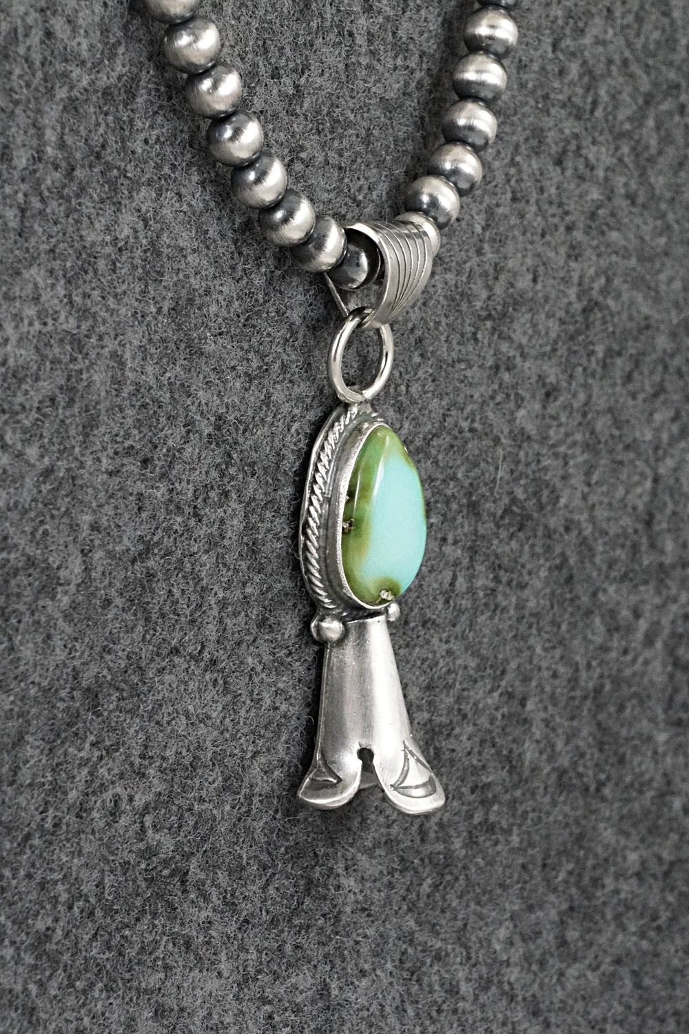 Turquoise & Sterling Silver Necklace - Sharon McCarthy
