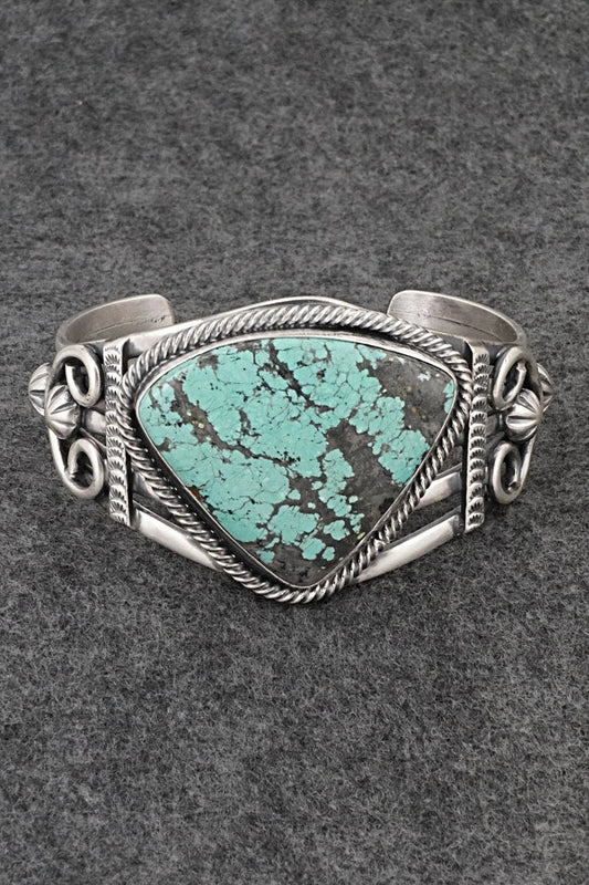 Turquoise & Sterling Silver Bracelet - Bobby Johnson