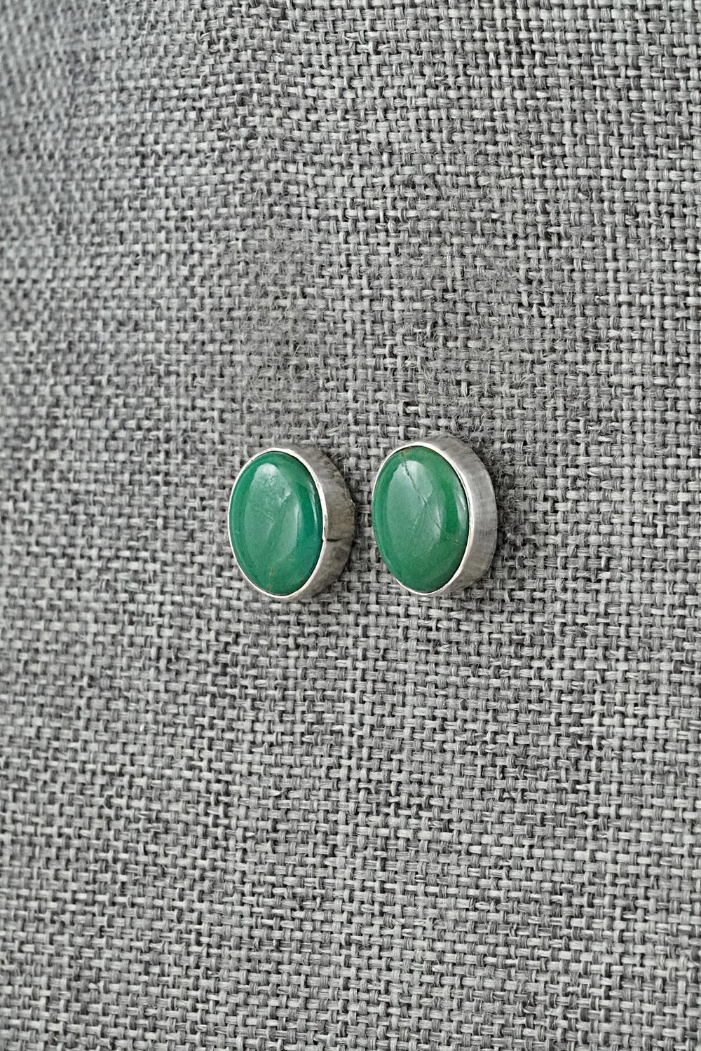 Turquoise & Sterling Silver Earrings - Rosemary Saunders
