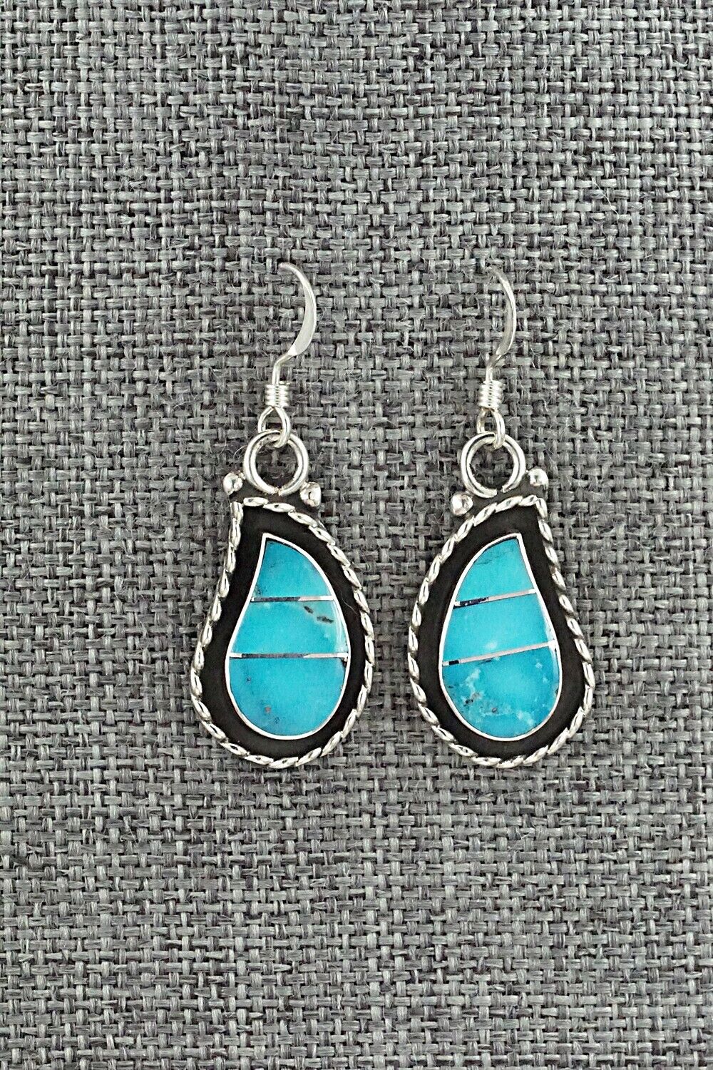 Turquoise & Sterling Silver Necklace Set - Faye Lowsayatee