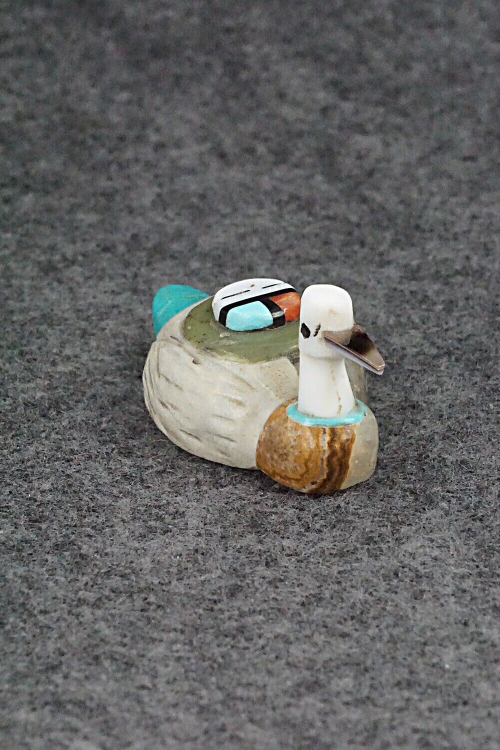 Duck Zuni Fetish Carving - Darrin Boone