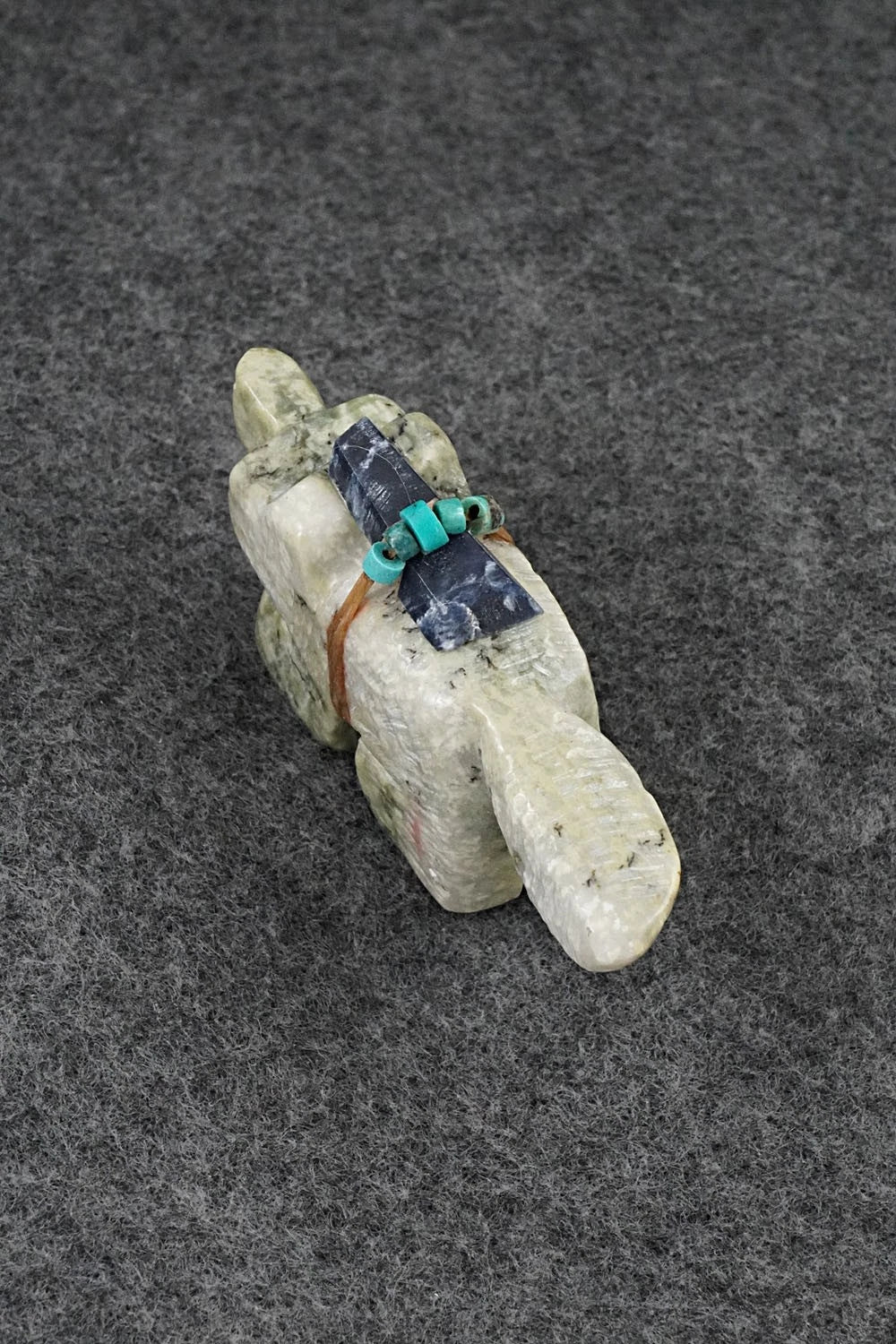 Wolf Zuni Fetish Carving - Danny Lonjose