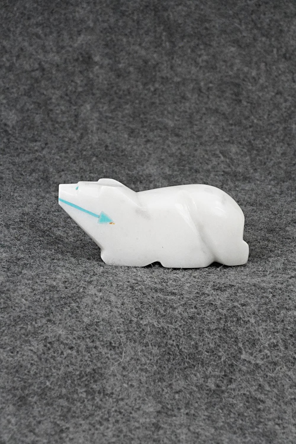 Fox Zuni Fetish Carving - Clayton Panteah