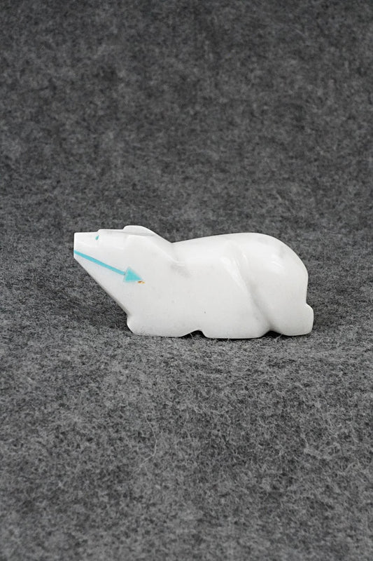 Fox Zuni Fetish Carving - Clayton Panteah