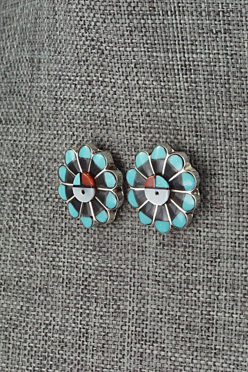 Multi Stone & Sterling Silver Earrings - Janice Lalio