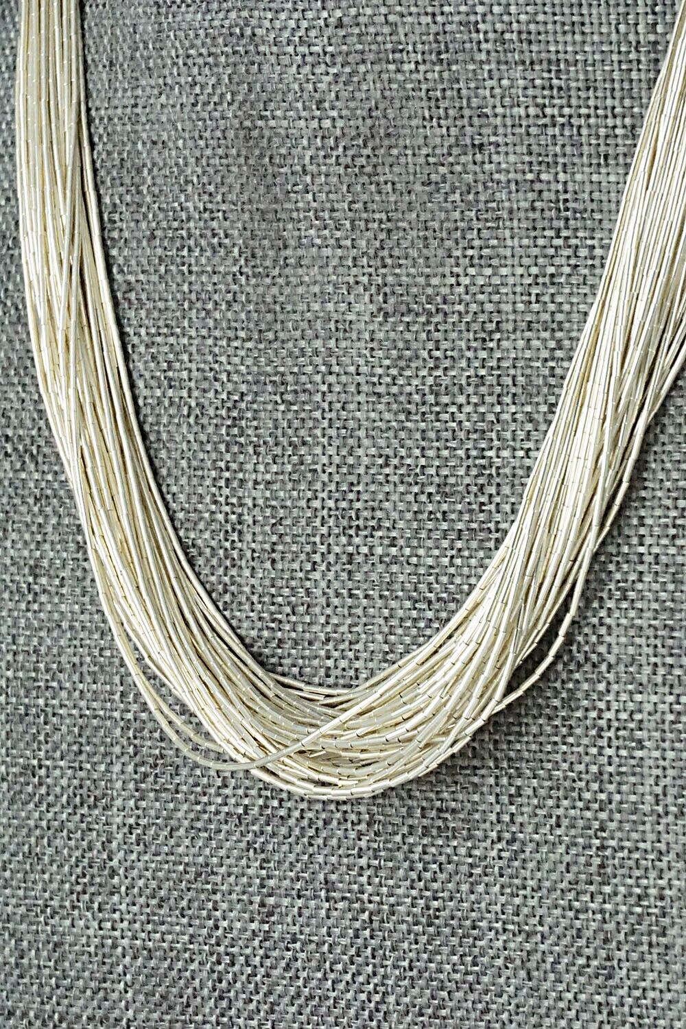 Liquid Silver Necklace - Sterling Silver 16"