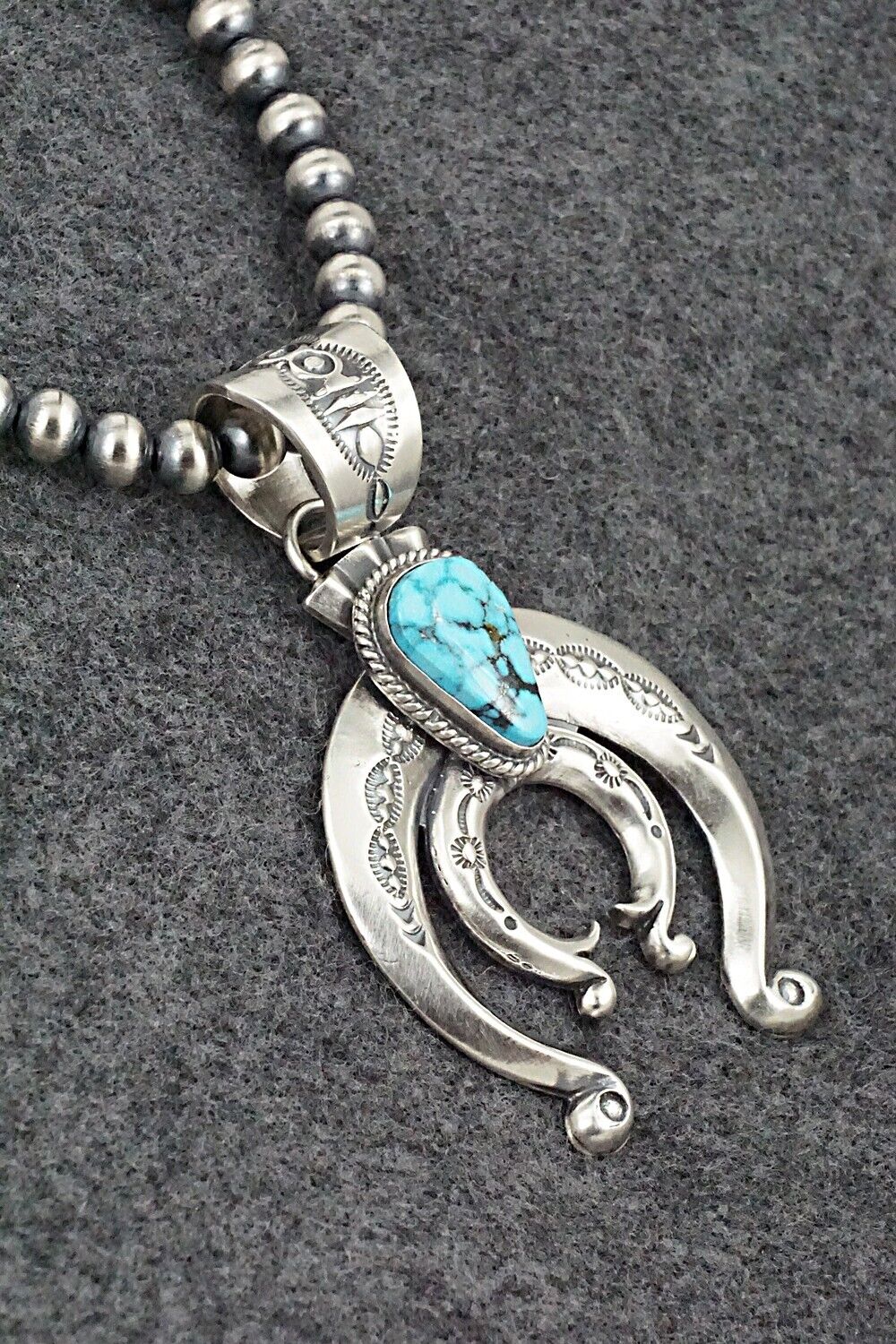 Turquoise & Sterling Silver Necklace - Paige Gordon