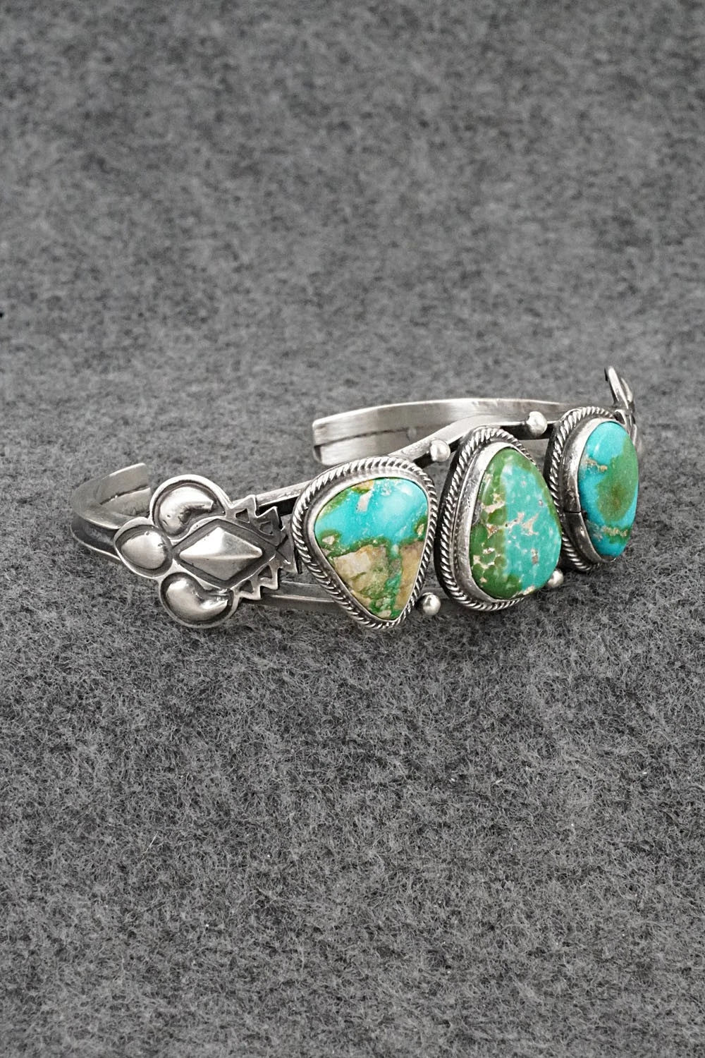Turquoise & Sterling Silver Bracelet - Sharon McCarthy