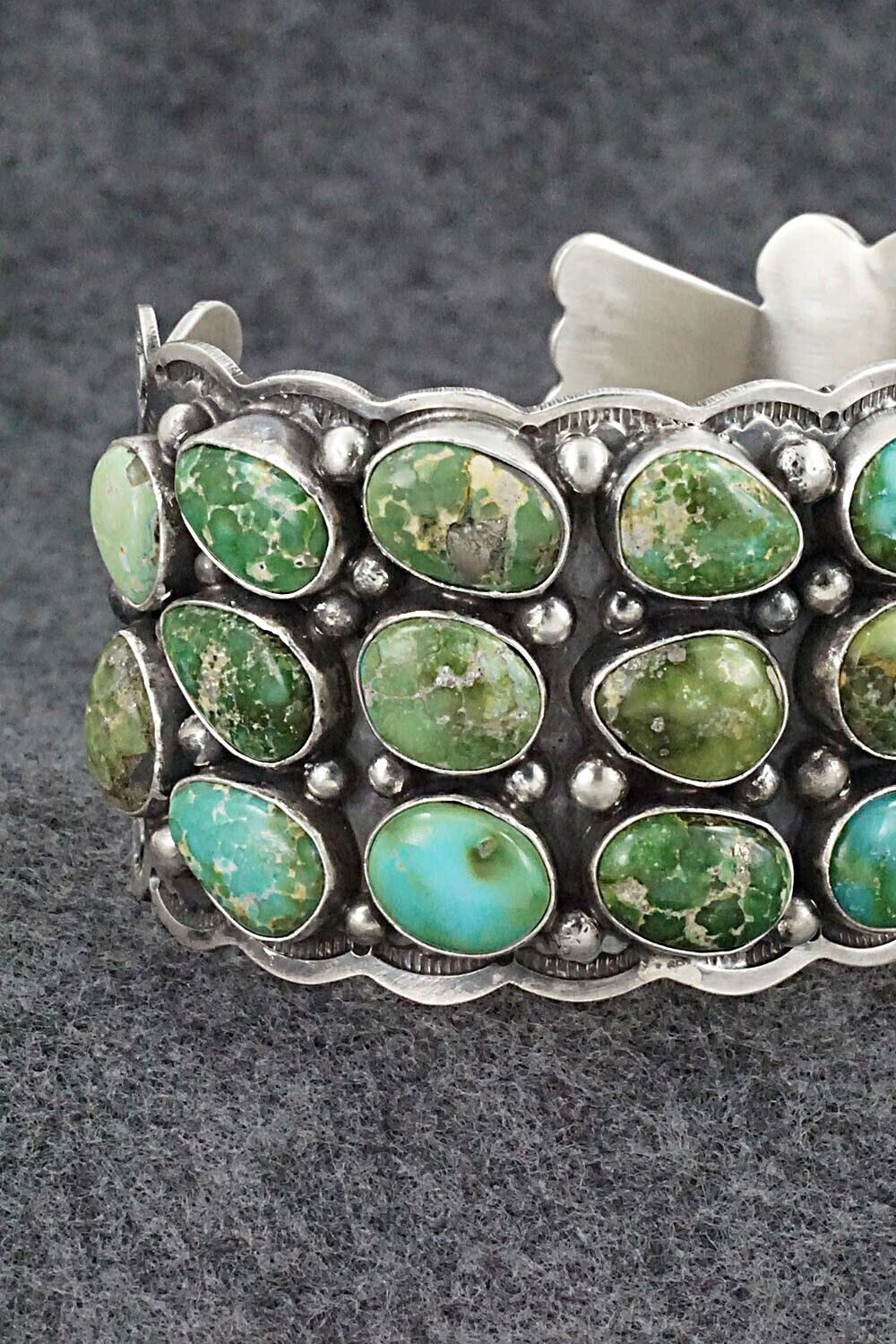Turquoise & Sterling Silver Bracelet - Tom Lewis