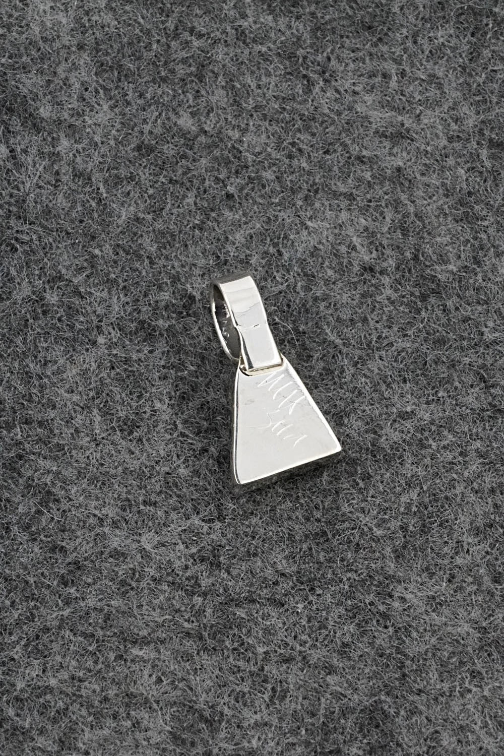Turquoise & Sterling Silver Inlay Pendant - Michelle Haloo