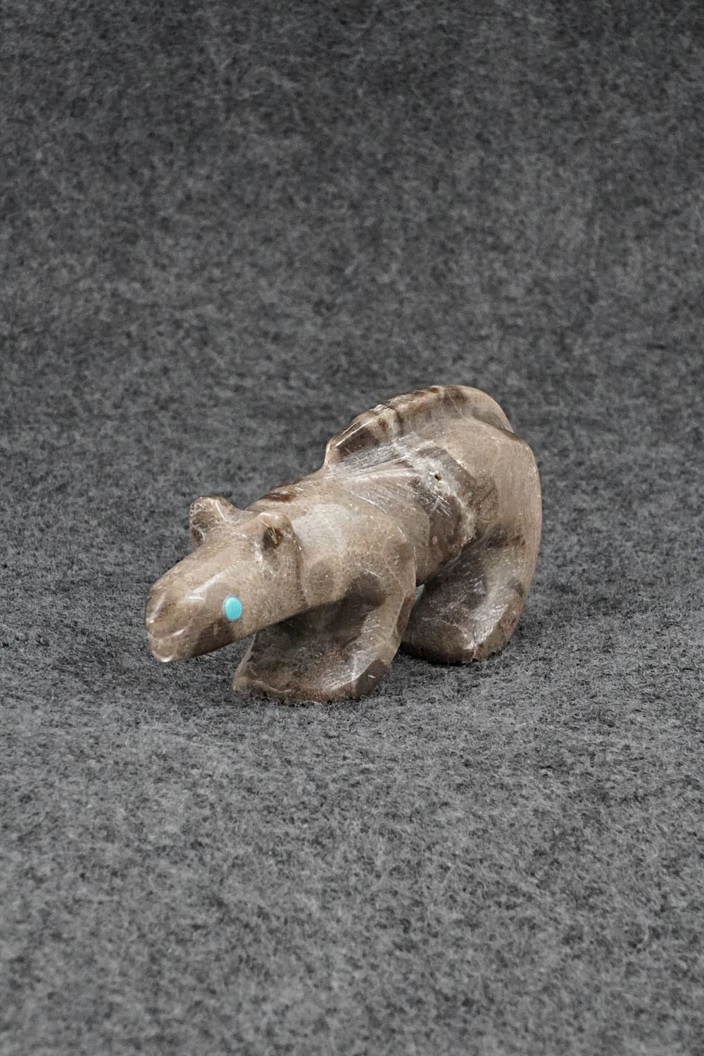 Mountain Lion Zuni Fetish Carving - Ronnie Lunasee