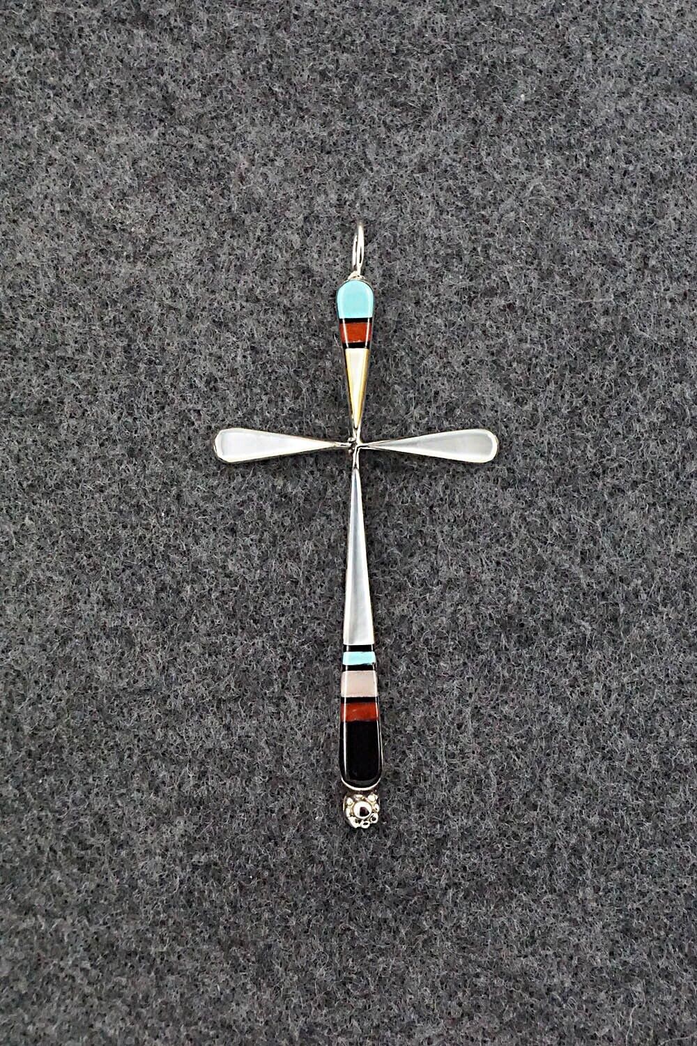 Multi-Stone & Sterling Silver Pendant - Sylvester Noche