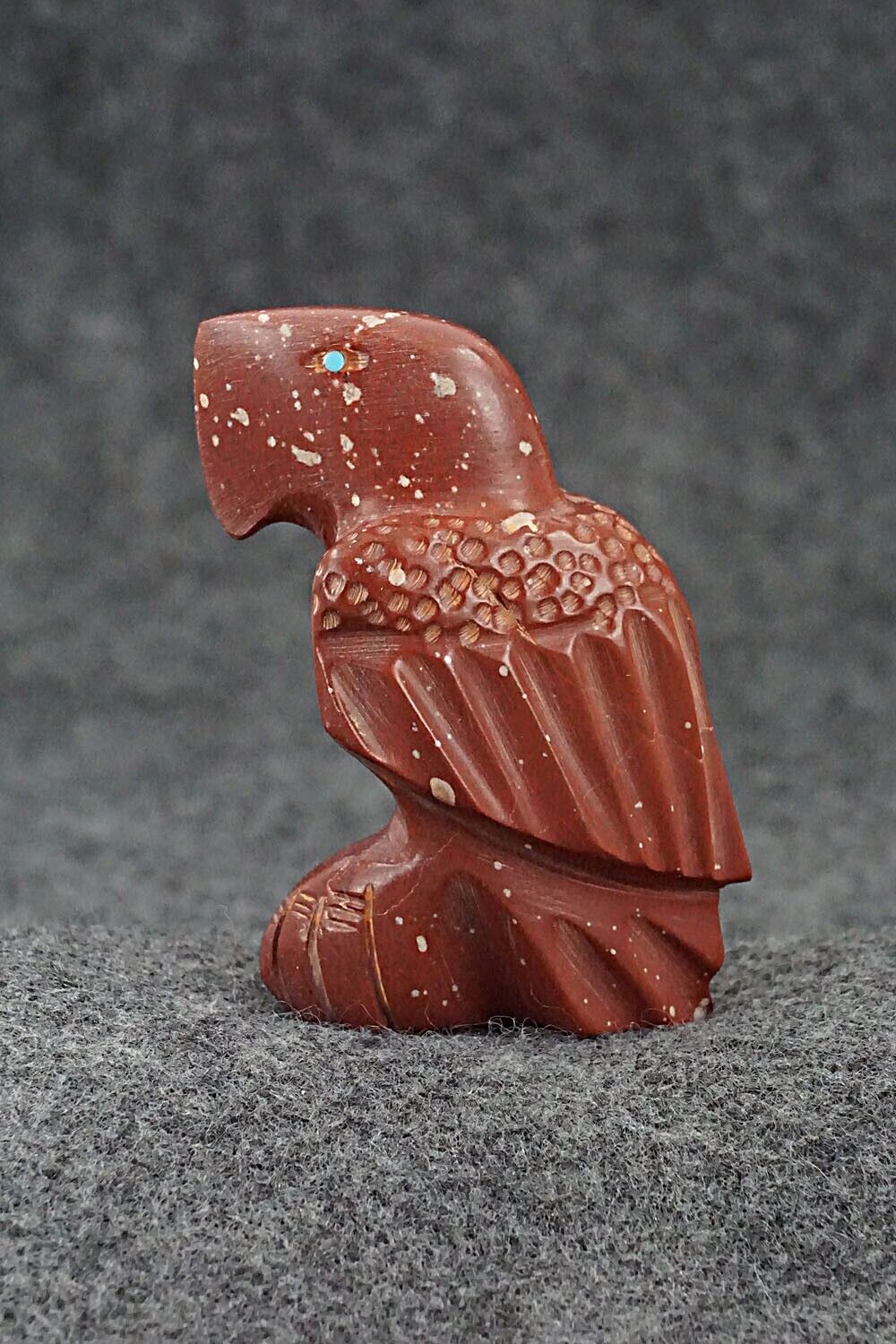 Eagle Zuni Fetish Carving - Gilbert Lonjose