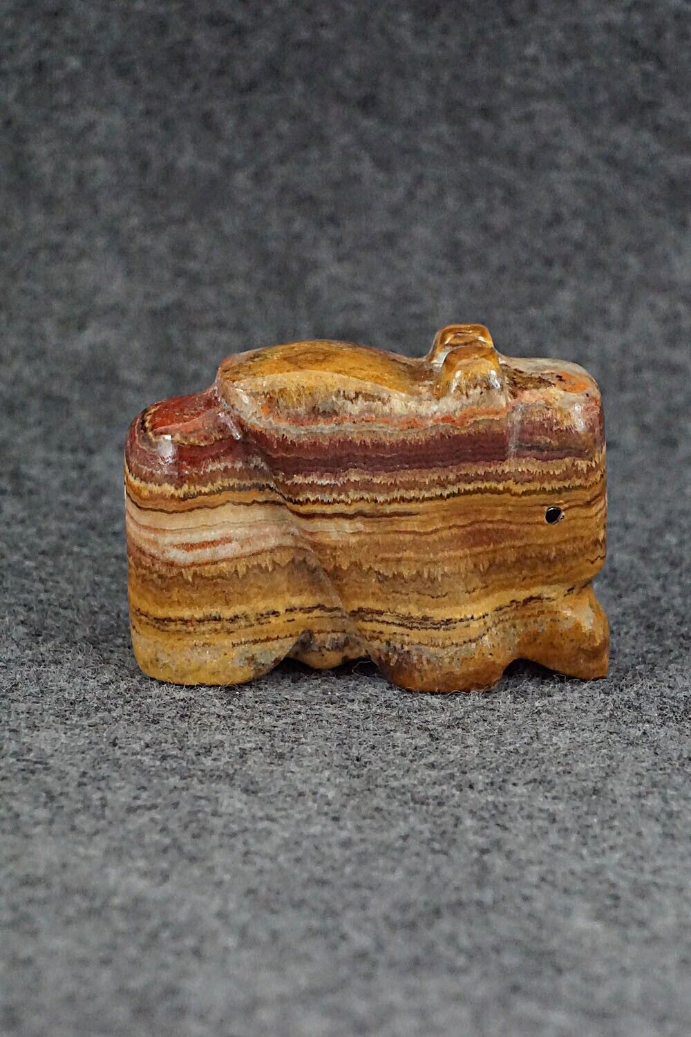 Buffalo Zuni Fetish Carving - Danny Lonjose
