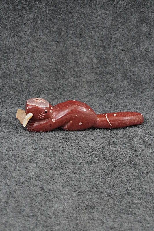 Otter Zuni Fetish Carving - Justin Red Elk