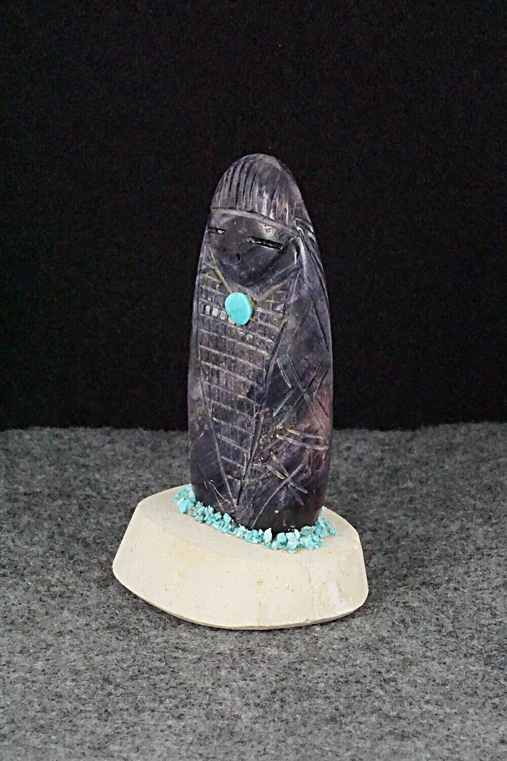 Corn Maiden Zuni Fetish Carving - Daniel Chattin