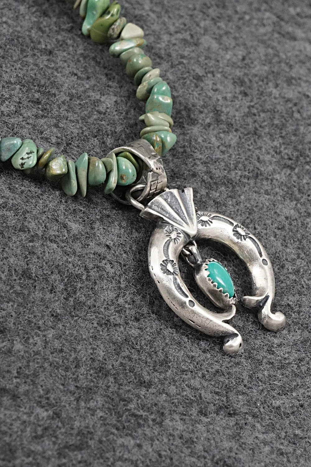 Turquoise & Sterling Silver Necklace - Sharon McCarthy