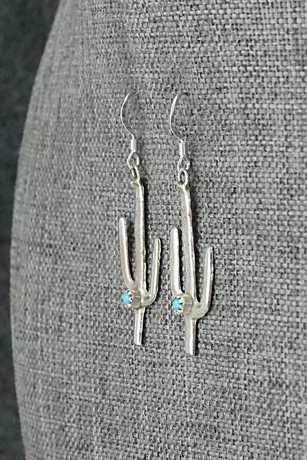 Turquoise & Sterling Silver Earrings - Sylvia Chee