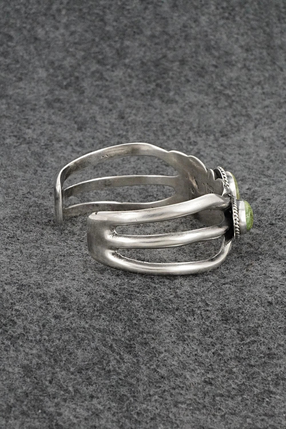 Turquoise & Sterling Silver Bracelet - Eugene Gruber