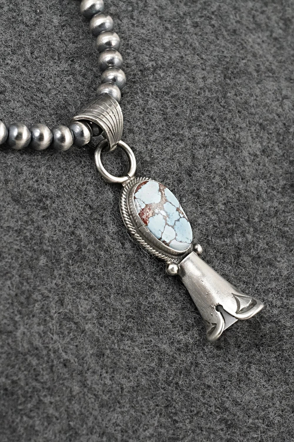 Turquoise & Sterling Silver Necklace - Sharon McCarthy