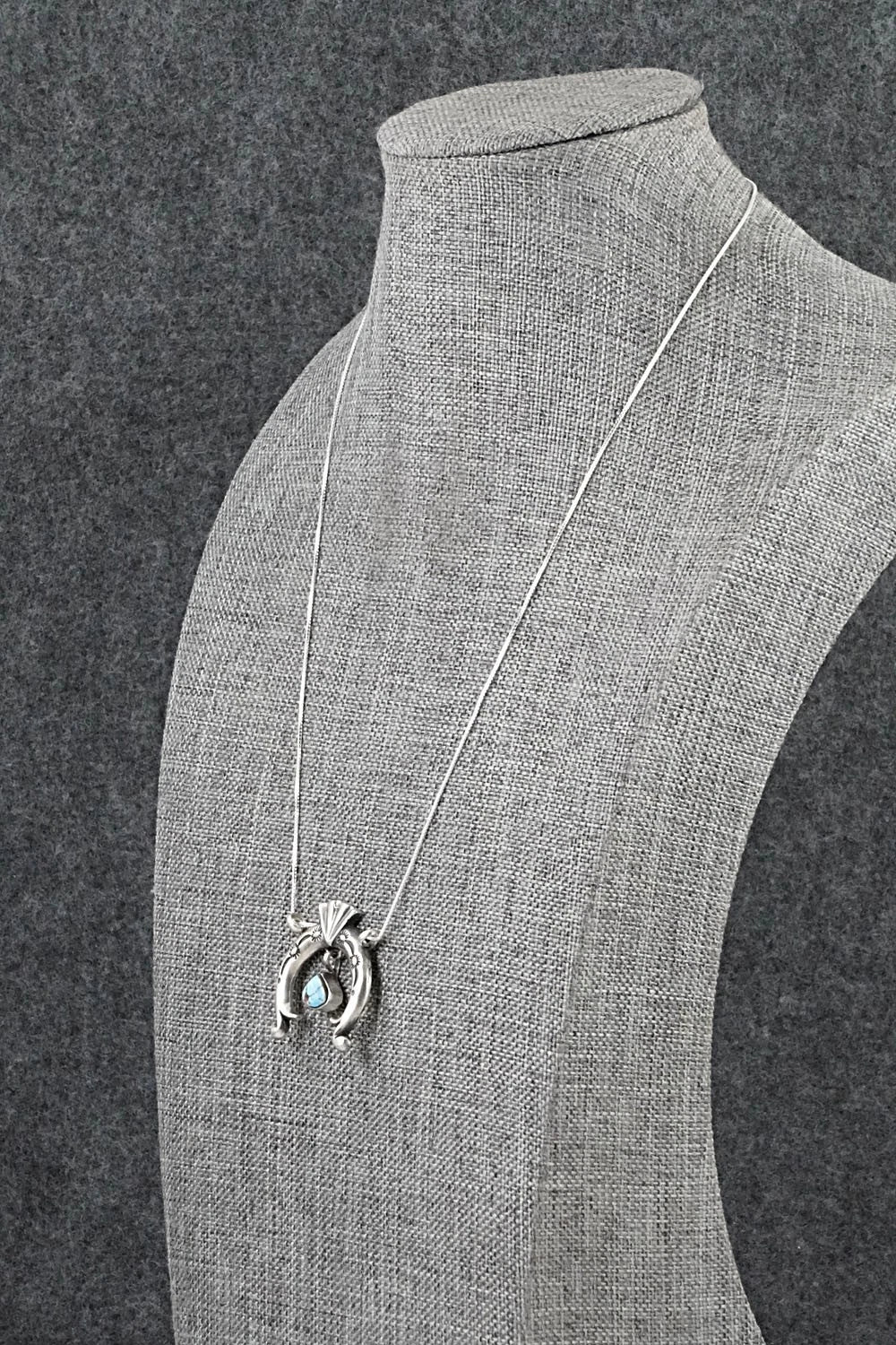 Turquoise & Sterling Silver Necklace - Gary Shorty