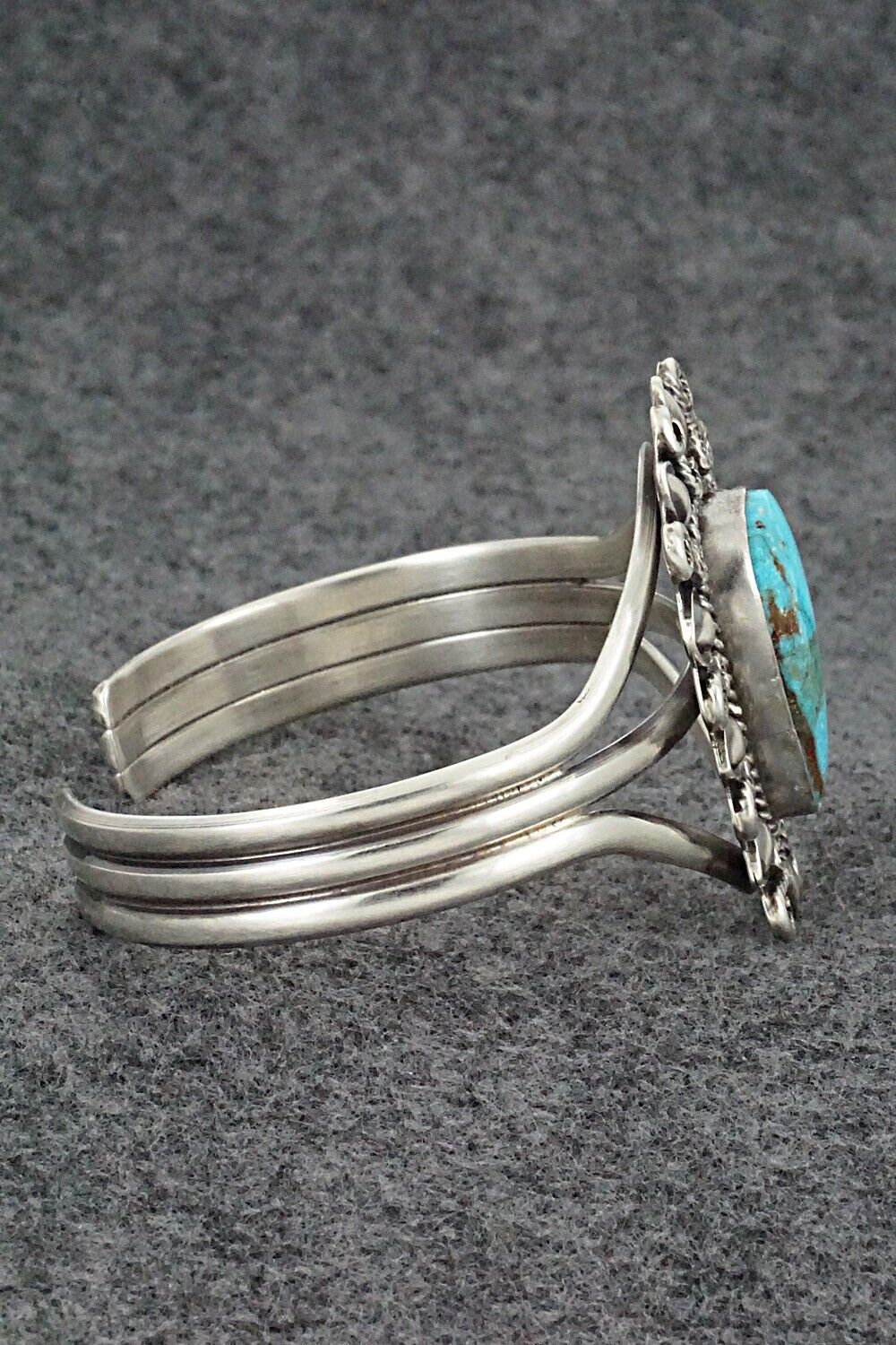 Turquoise & Sterling Silver Bracelet - Derrick Gordon