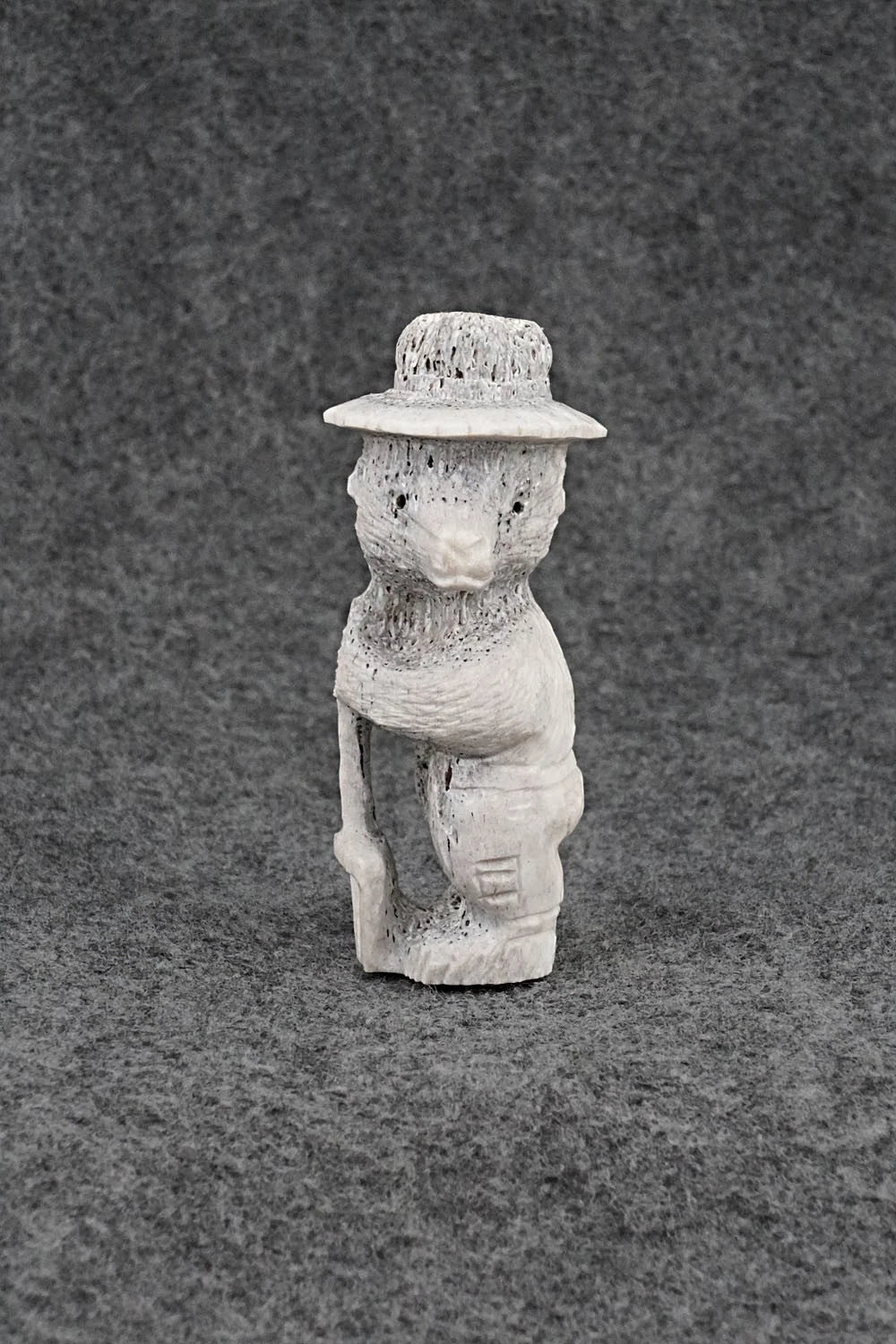 Smokey Bear Zuni Fetish Carving - Chris Peina