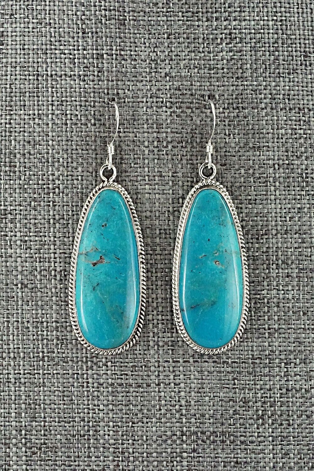 Turquoise and Sterling Silver Earrings - Sharon McCarthy