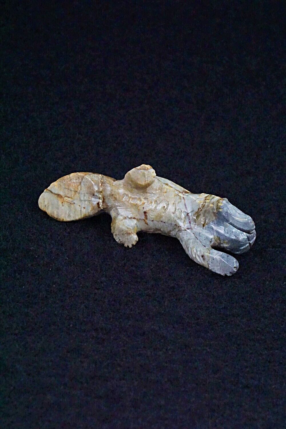 Beaver Zuni Fetish Carving - Cody Cheama