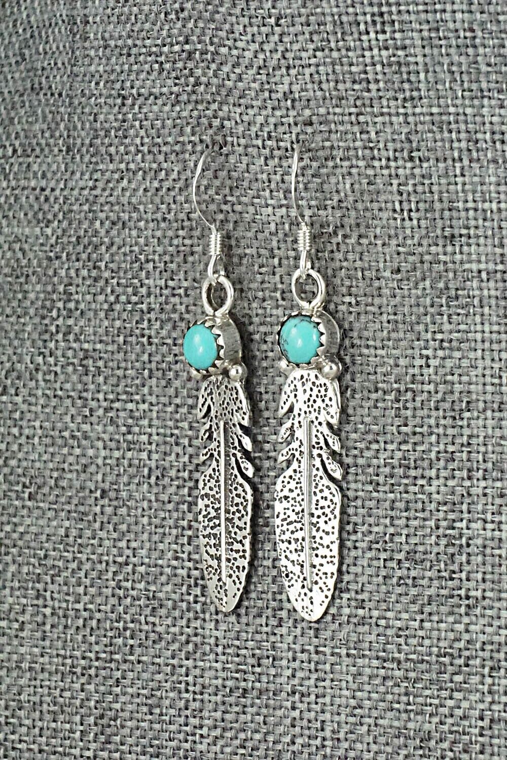 Turquoise & Sterling Silver Earrings - Sharon McCarthy