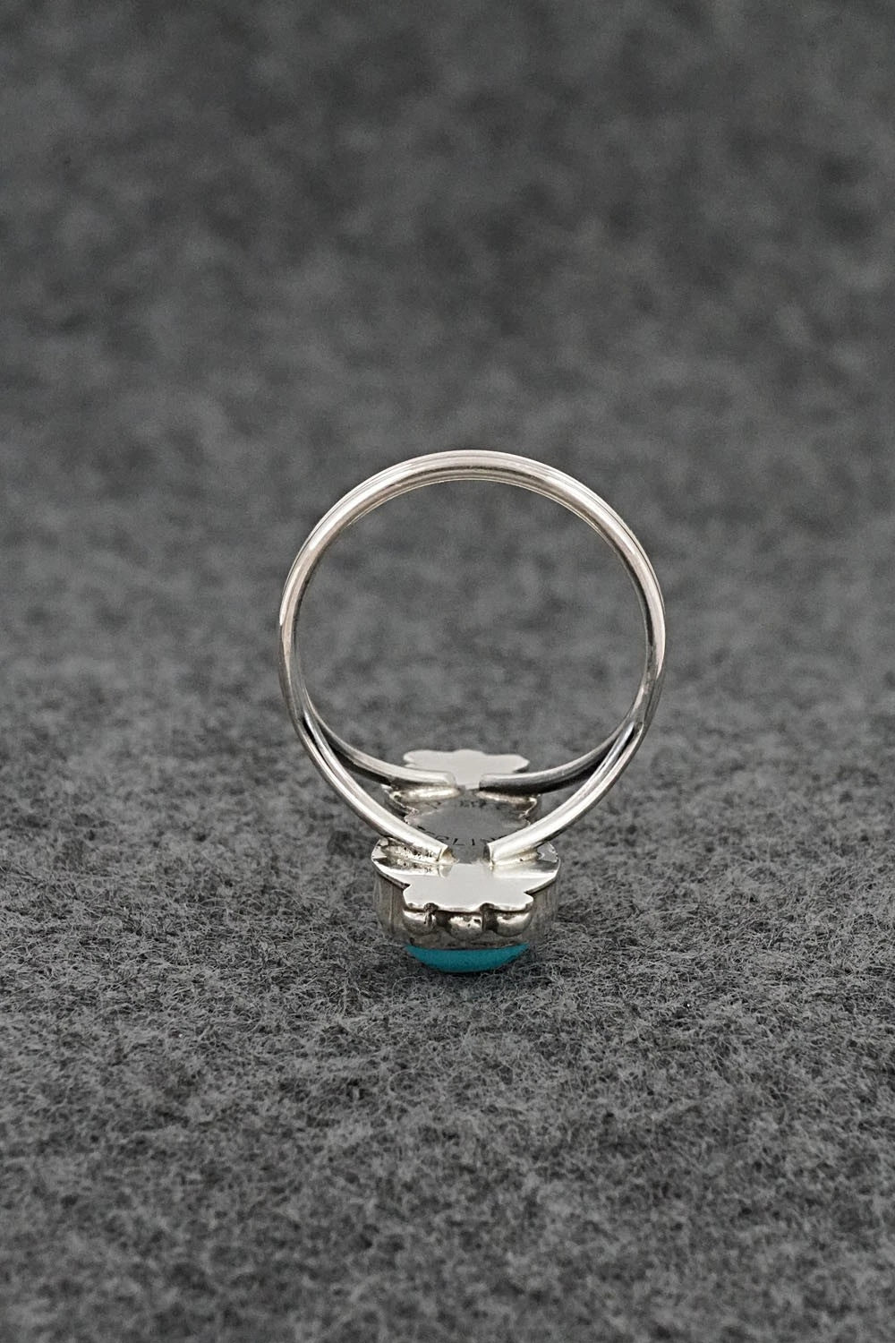 Turquoise & Sterling Silver Ring - Rena Begay - Size 8