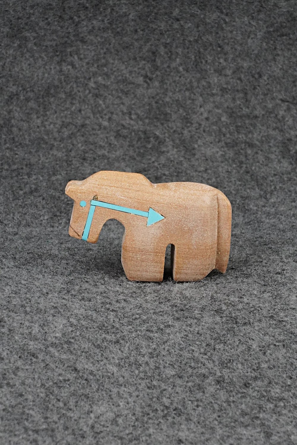 Horse Zuni Fetish Carving - Bernard Laiwakete