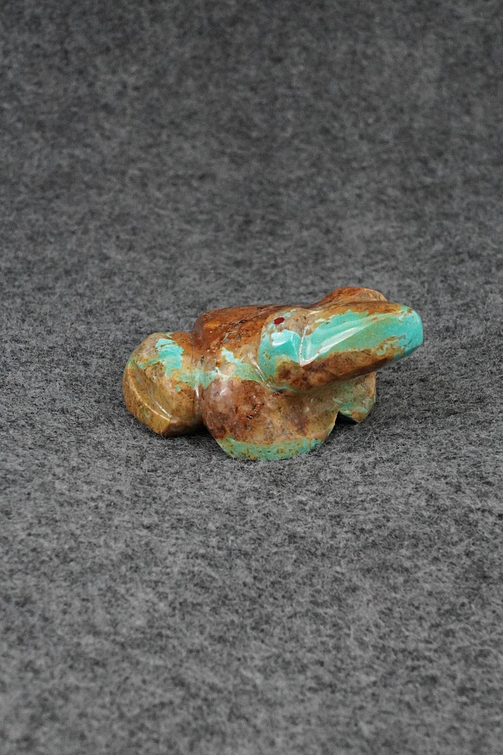 Frog Zuni Fetish Carving - Kenric Laiwekete