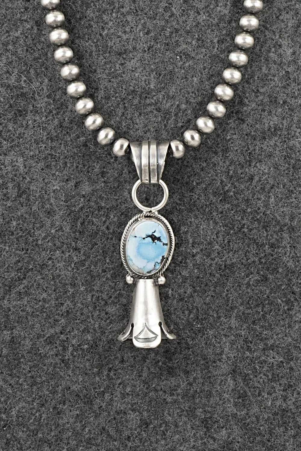 Turquoise & Sterling Silver Necklace - Sharon McCarthy