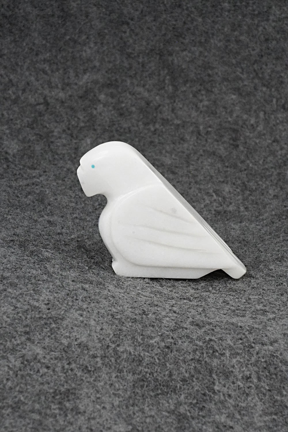 Eagle Zuni Fetish Carving - Clayton Panteah