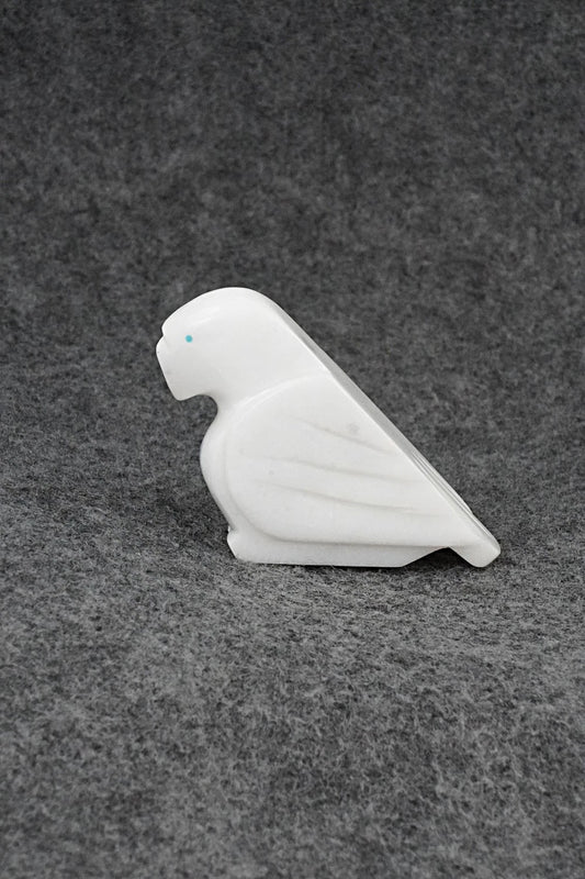 Eagle Zuni Fetish Carving - Clayton Panteah
