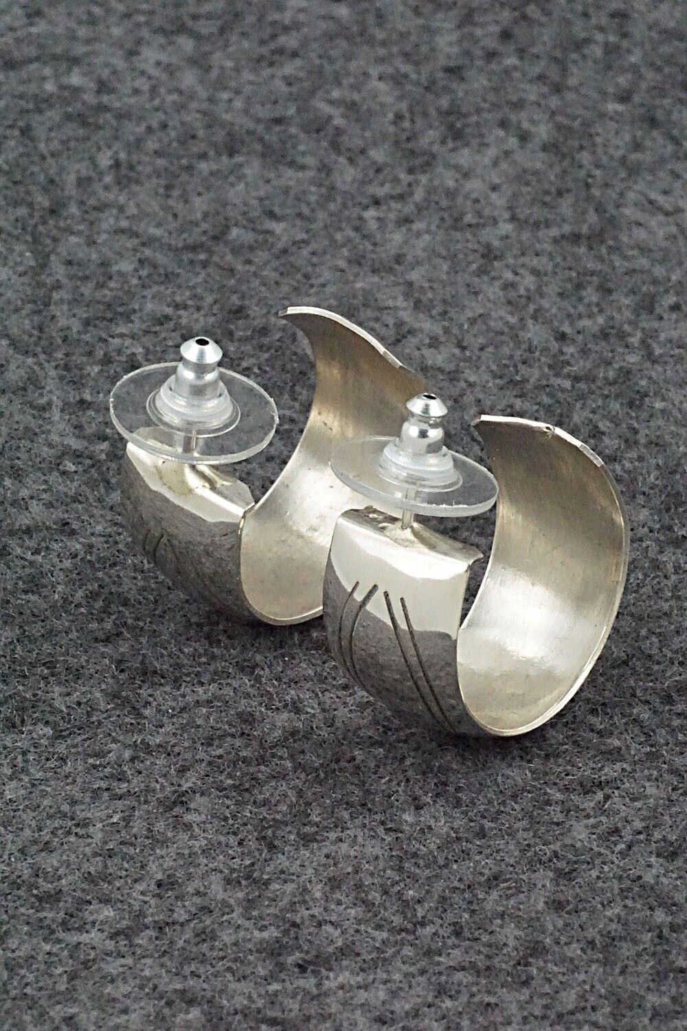 Sterling Silver Hoop Earrings - Nova Ashley