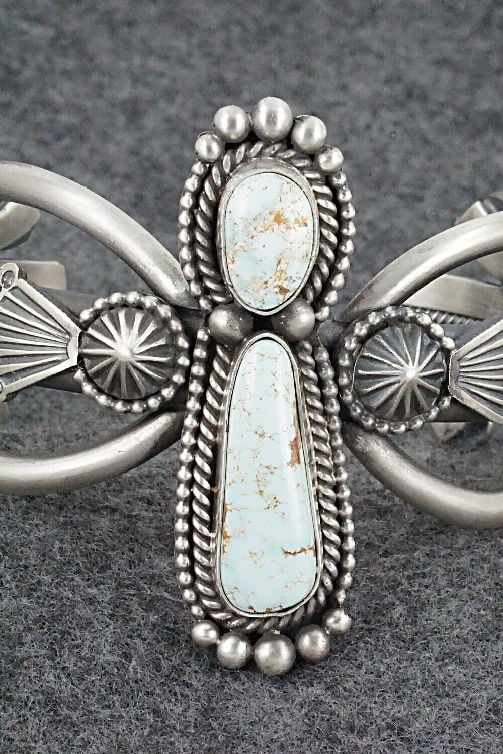 Turquoise & Sterling Silver Bracelet - Michael Calladitto