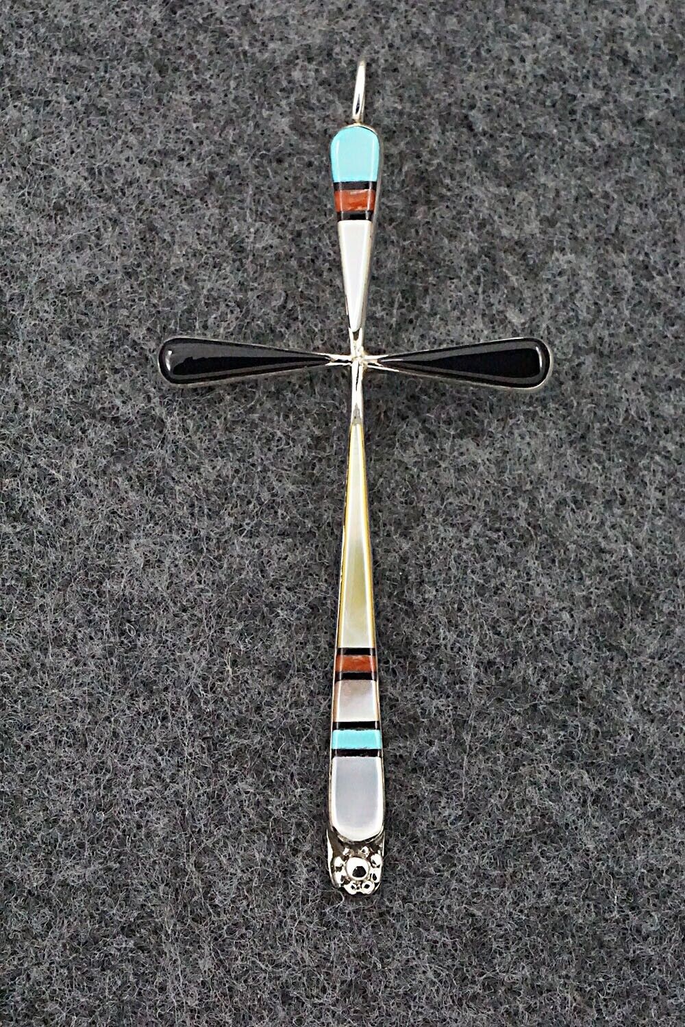 Multi-Stone & Sterling Silver Pendant - Sylvester Noche
