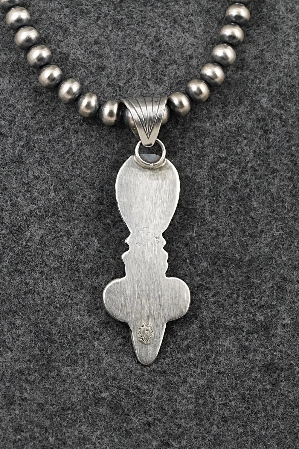Turquoise & Sterling Silver Necklace - Gary Shorty