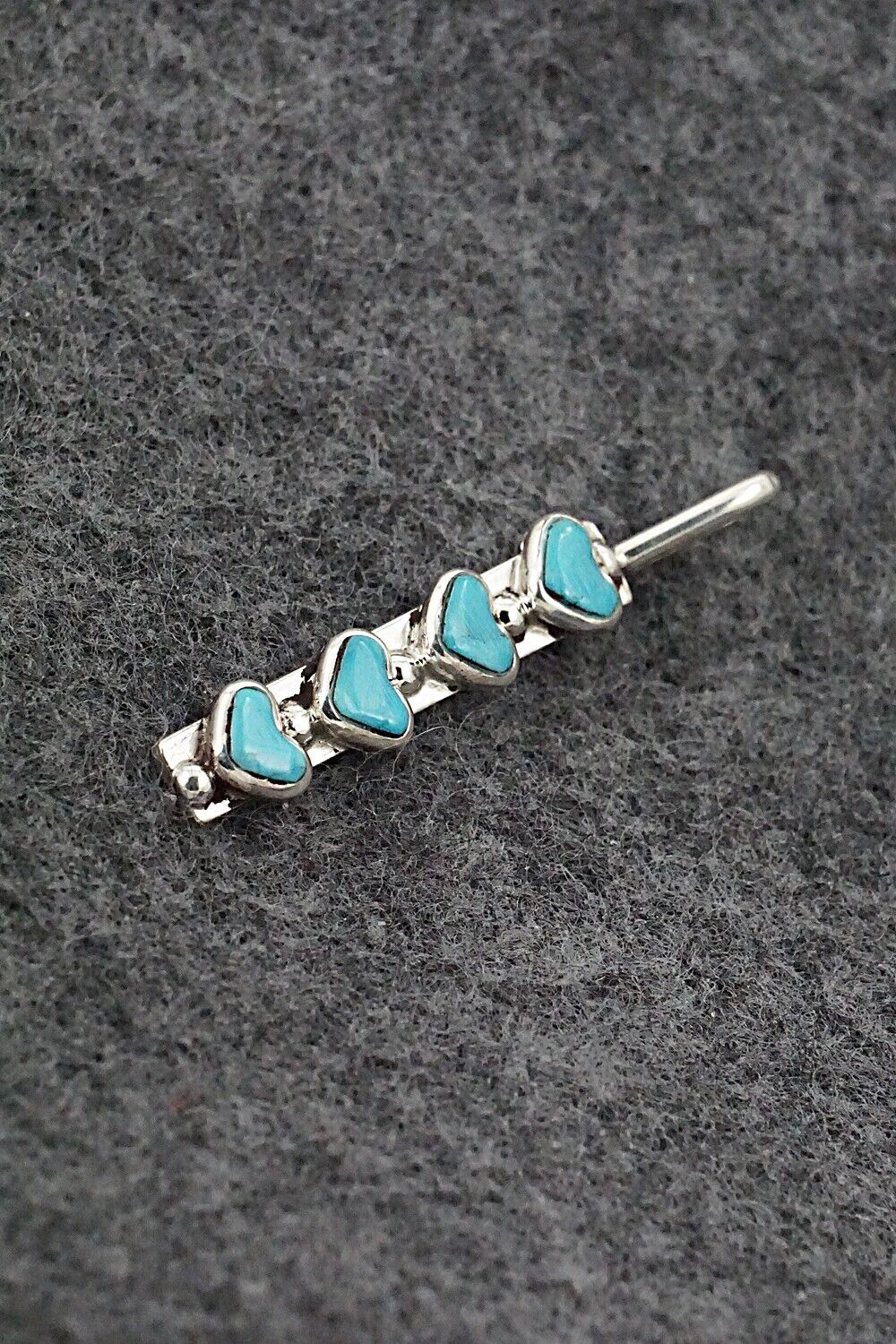 Turquoise & Sterling Silver Pendant - Kallen Kallestewa