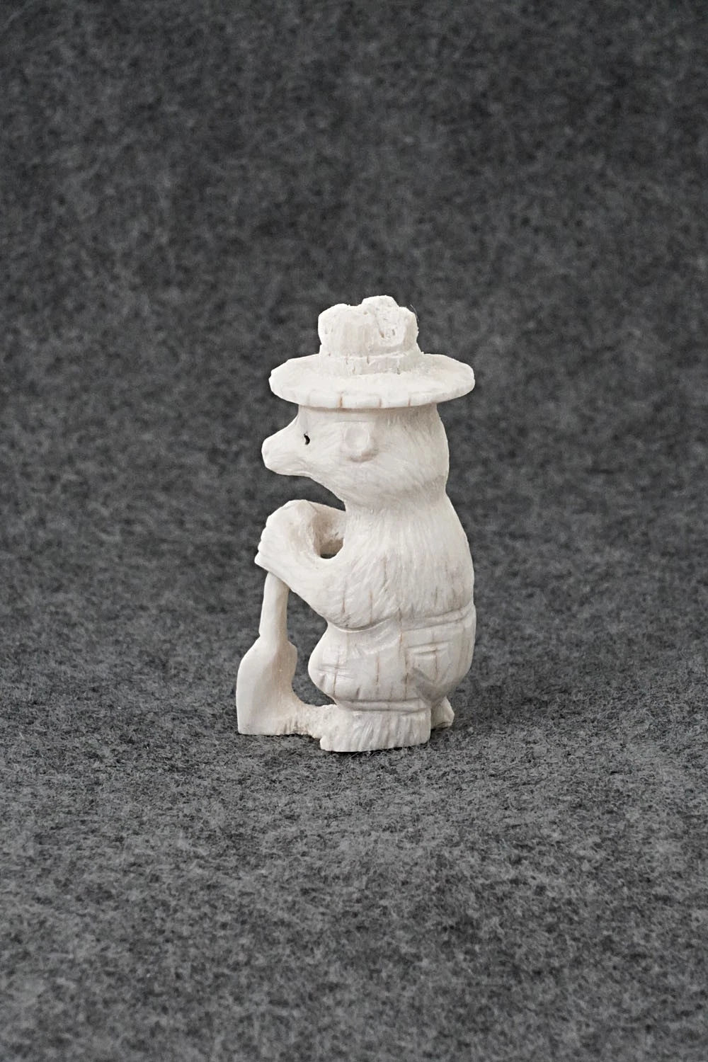 Smokey Bear Zuni Fetish Carving - Chris Peina
