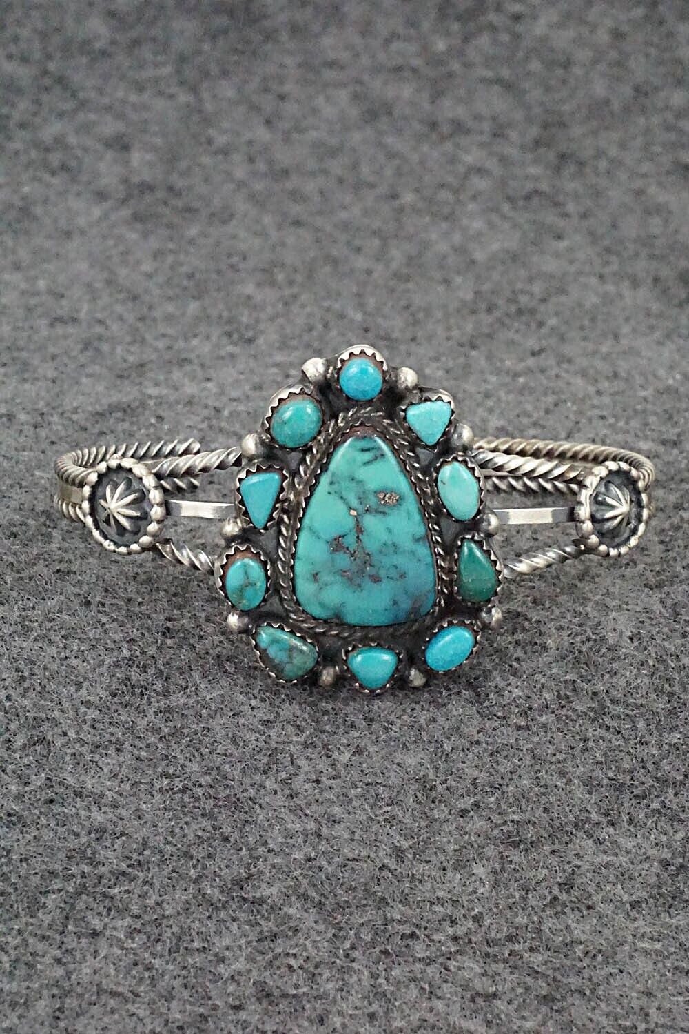Turquoise & Sterling Silver Bracelet - Roberta Begay