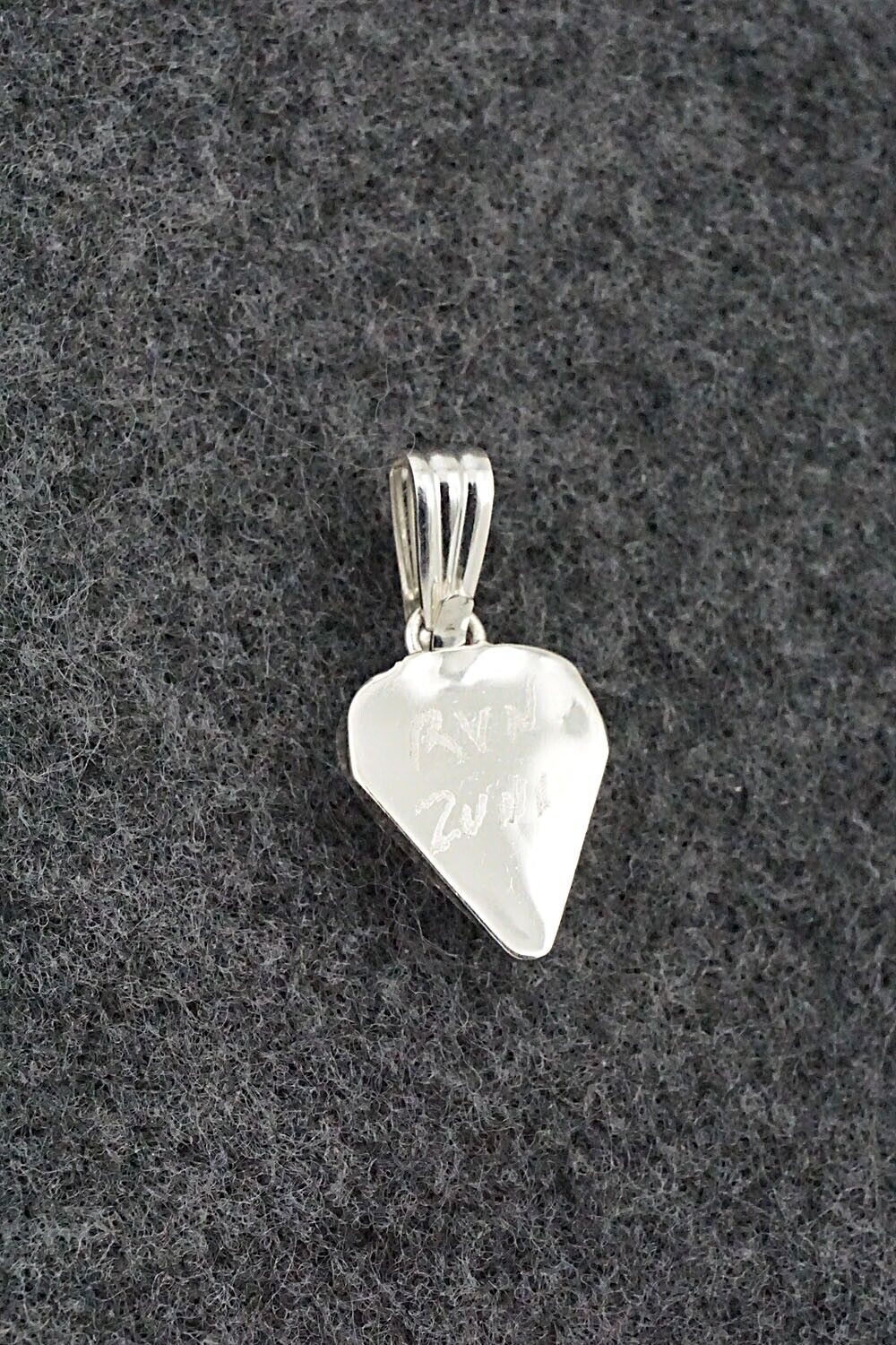 Turquoise & Sterling Silver Pendant - Velda Nastacio