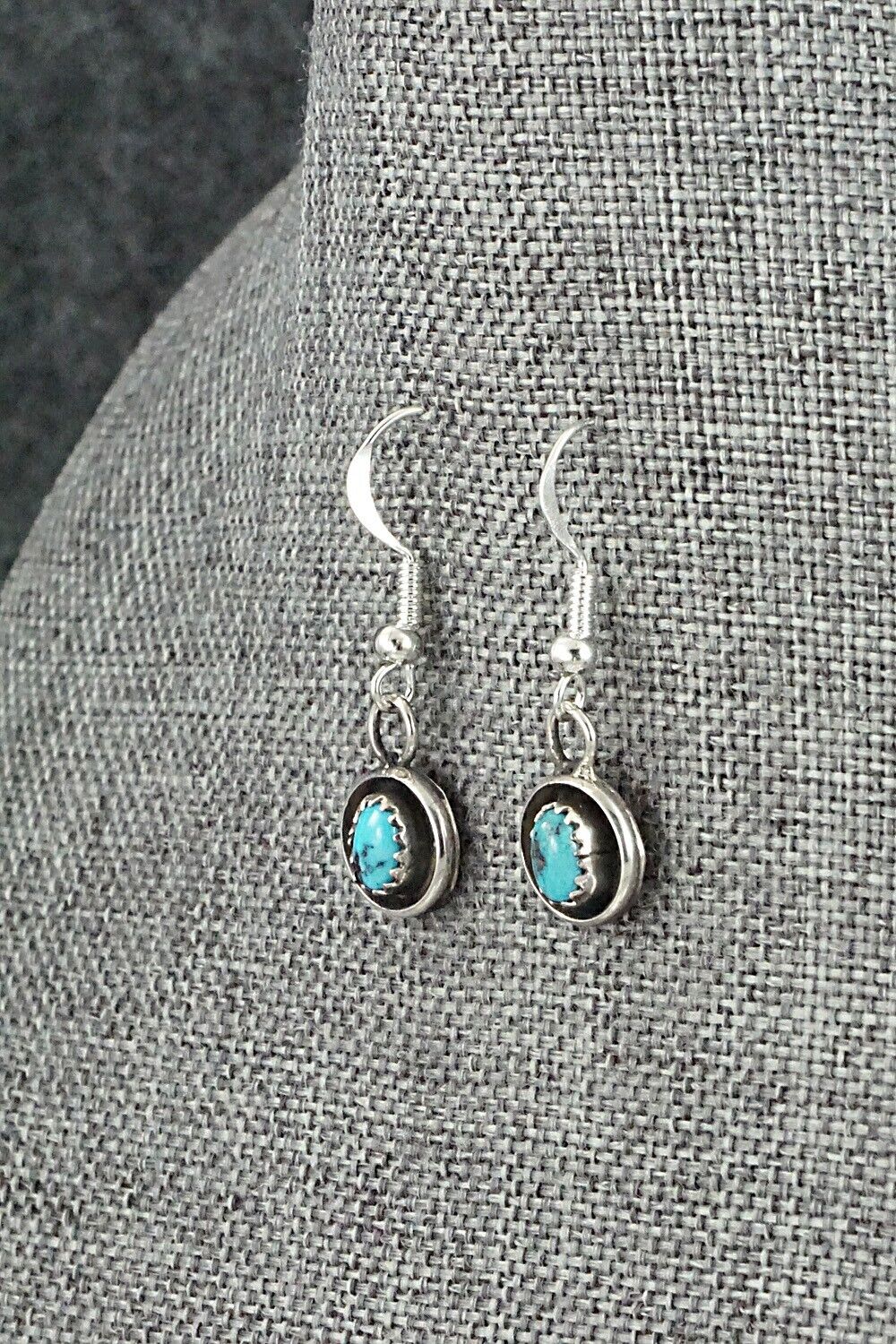 Turquoise & Sterling Silver Squash Blossom Set - Phil Garcia