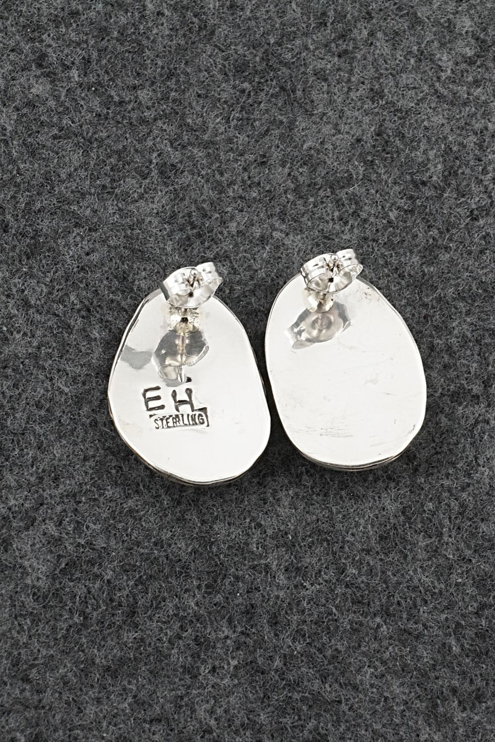 Turquoise & Sterling Silver Earrings - Ernest Hawthorne