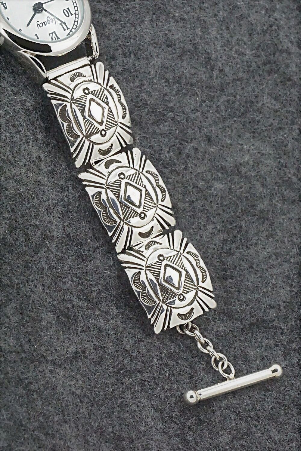Sterling Silver Watch Bracelet - Elgin Tom