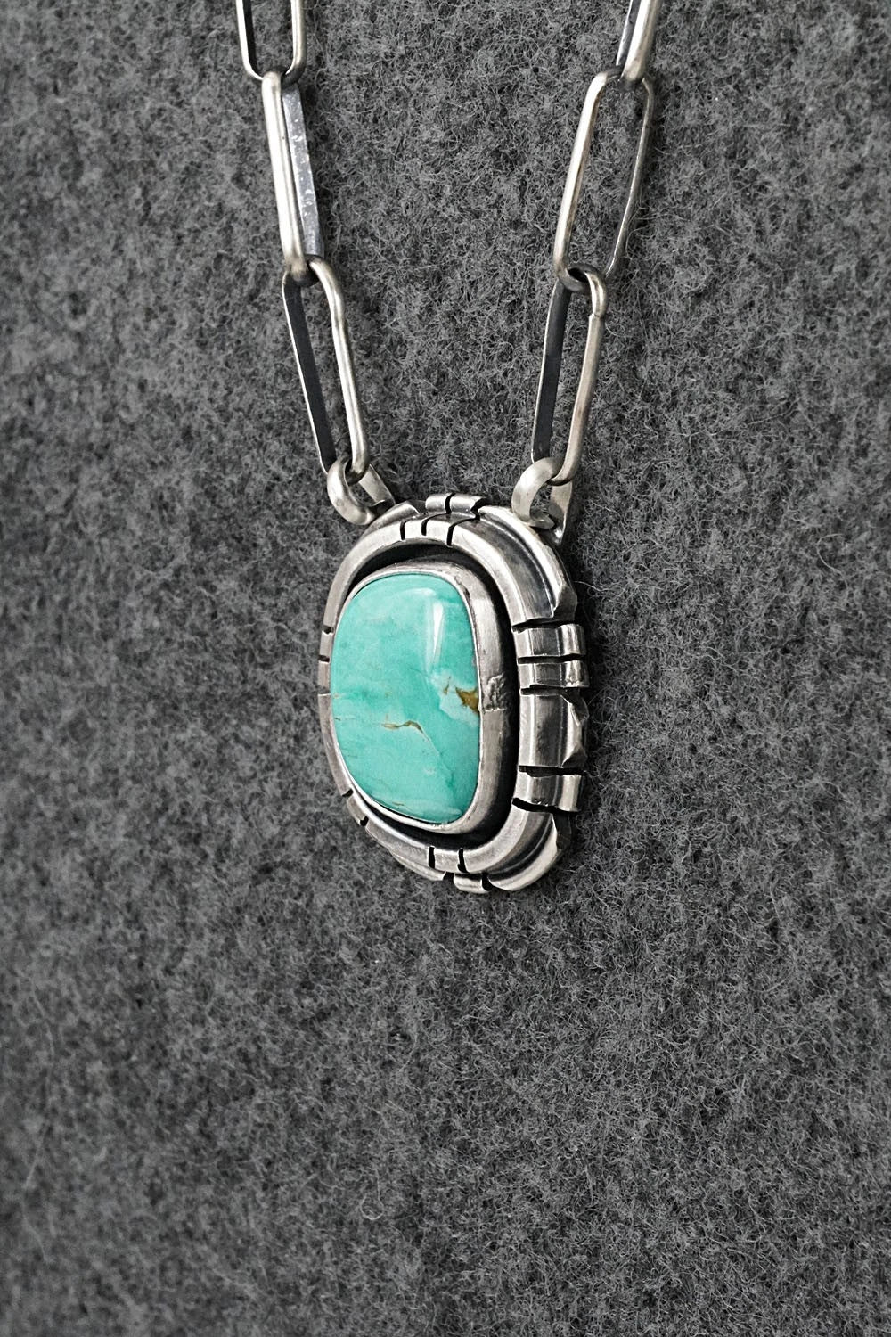 Turquoise & Sterling Silver Necklace - Daniel Benally