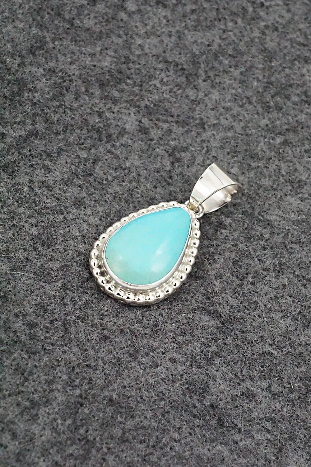 Turquoise & Sterling Silver Pendant - Byron Begay