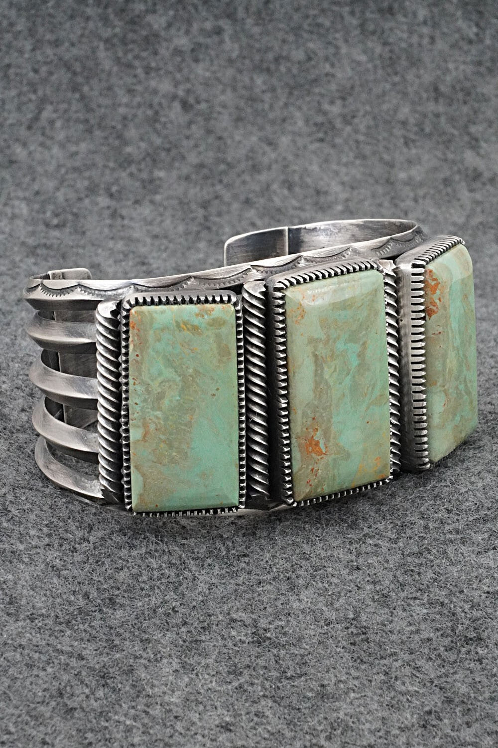 Turquoise & Sterling Silver Bracelet - Mark Yazzie